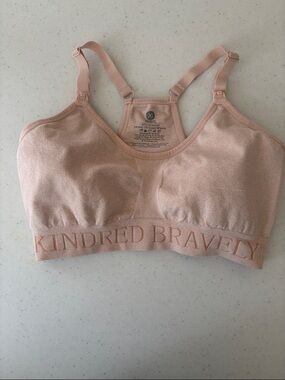 Kindred Bravely SUBLIME Peach-Blush Nursing & Sleep Bra MEDIUM